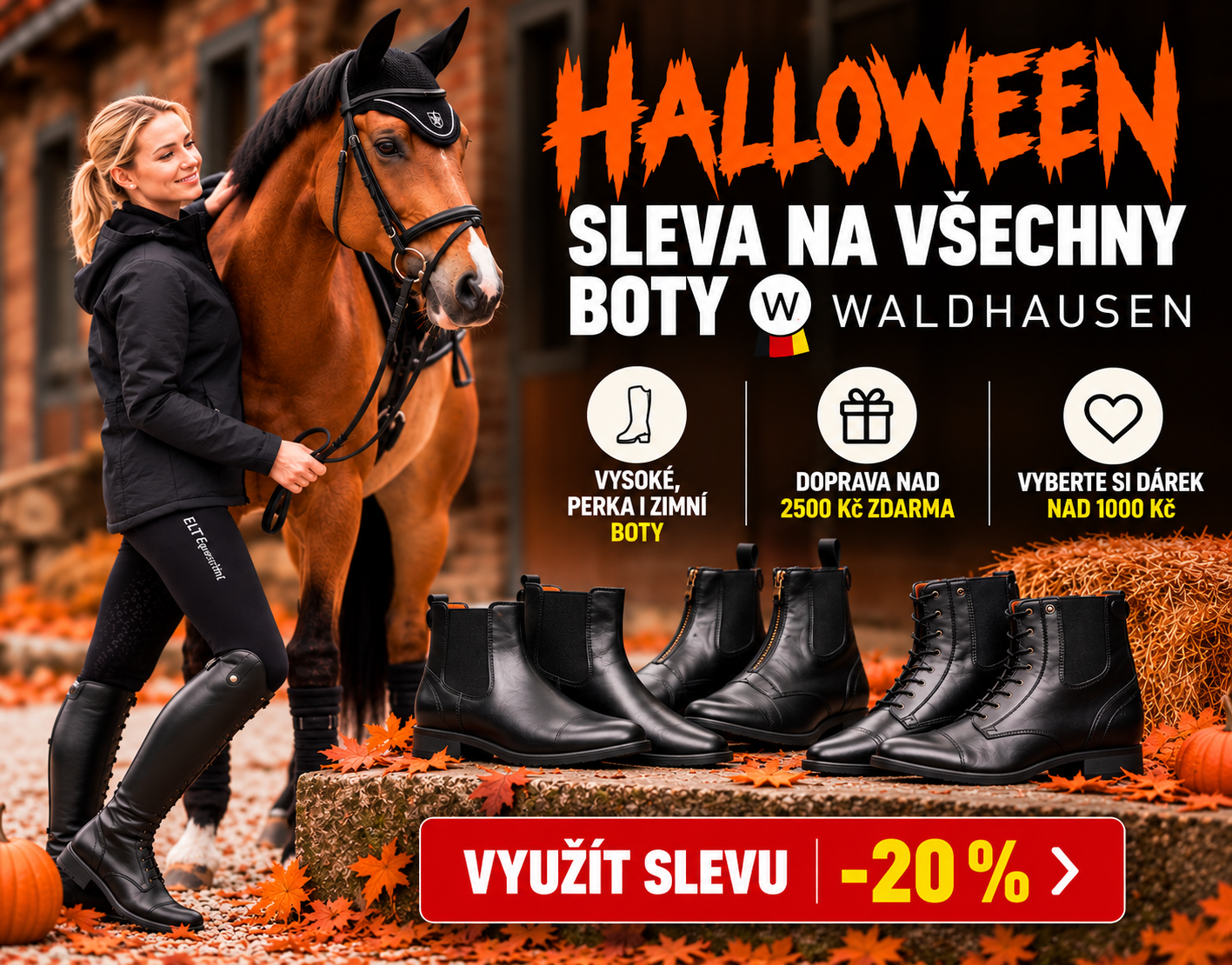 Vysoké, nízké i zimní boty - 20 % sleva